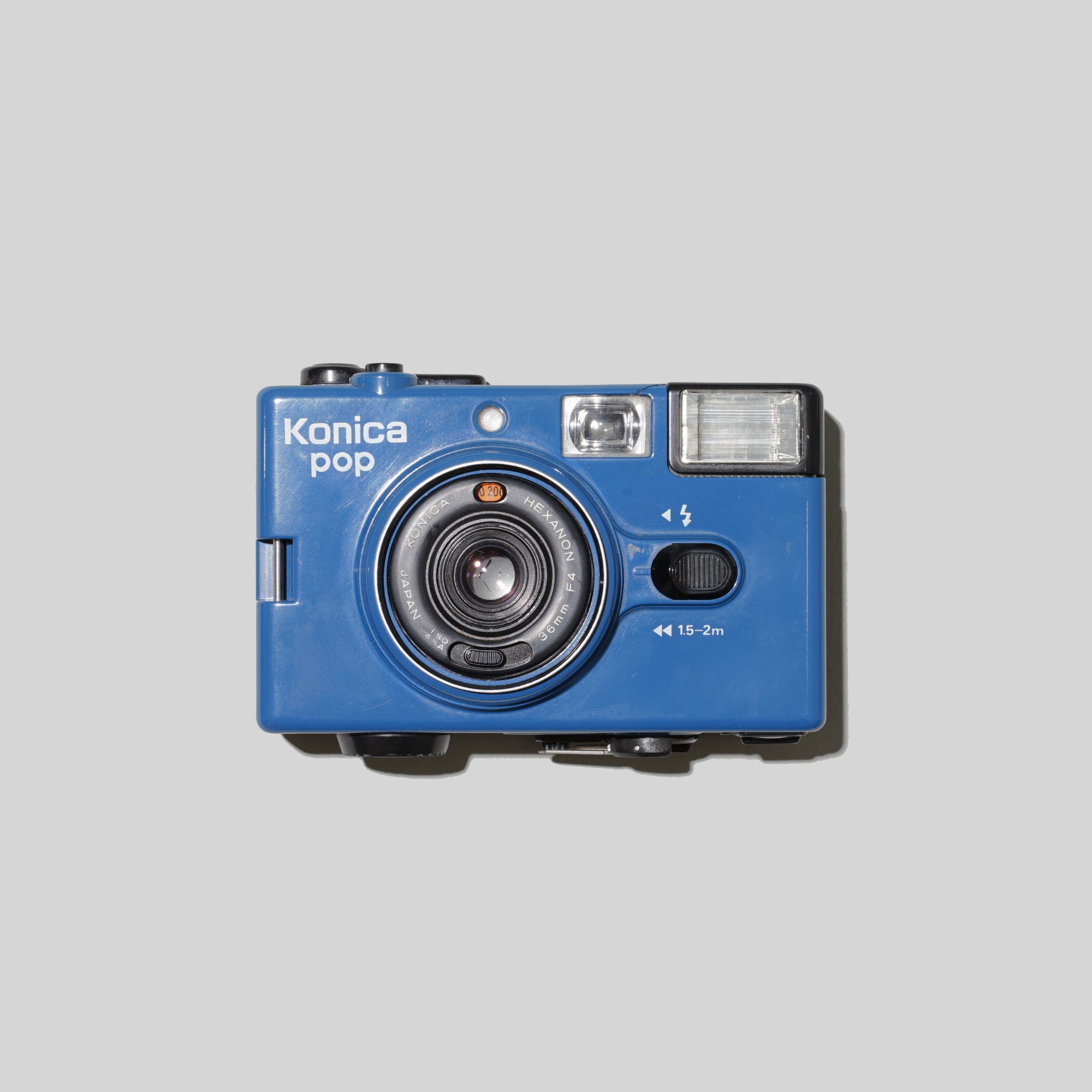 Konica Pop Super Bleu - Compact 35mm Point & Shoot - Très bon