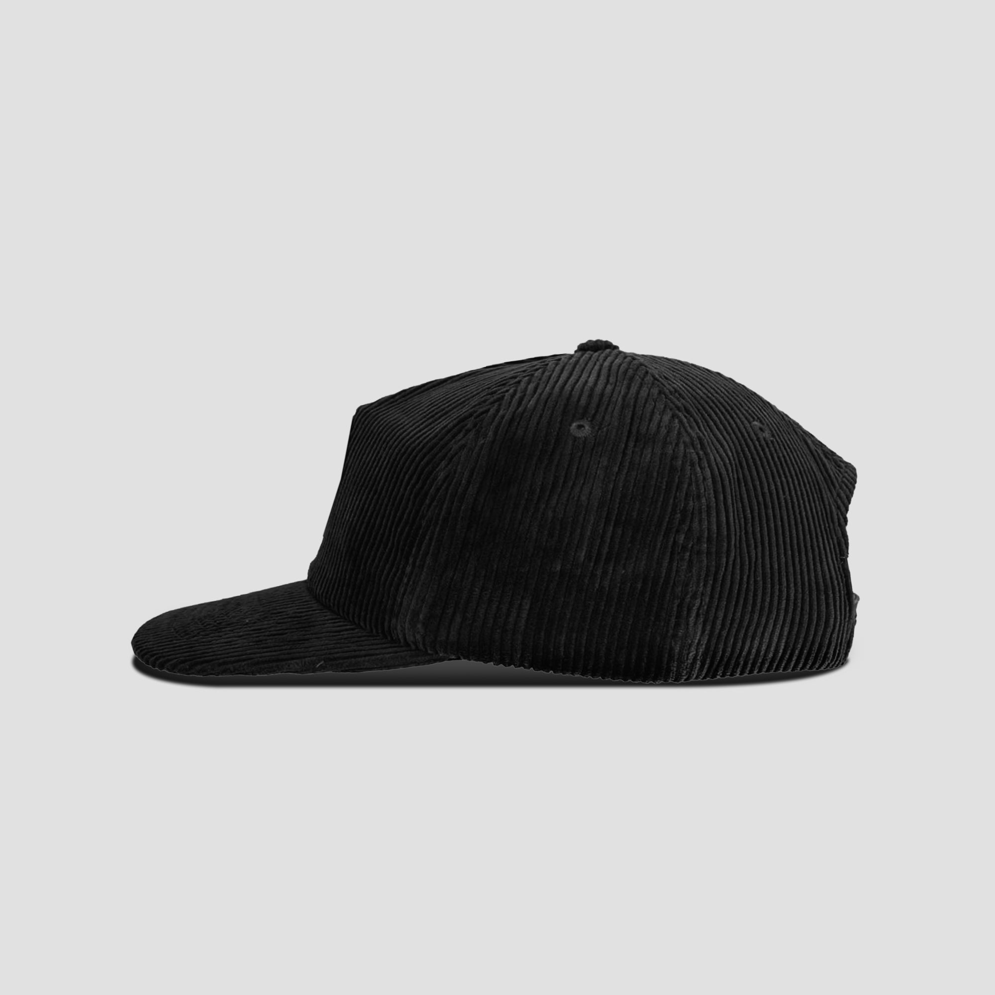 Analogue Corduroy Cap Black