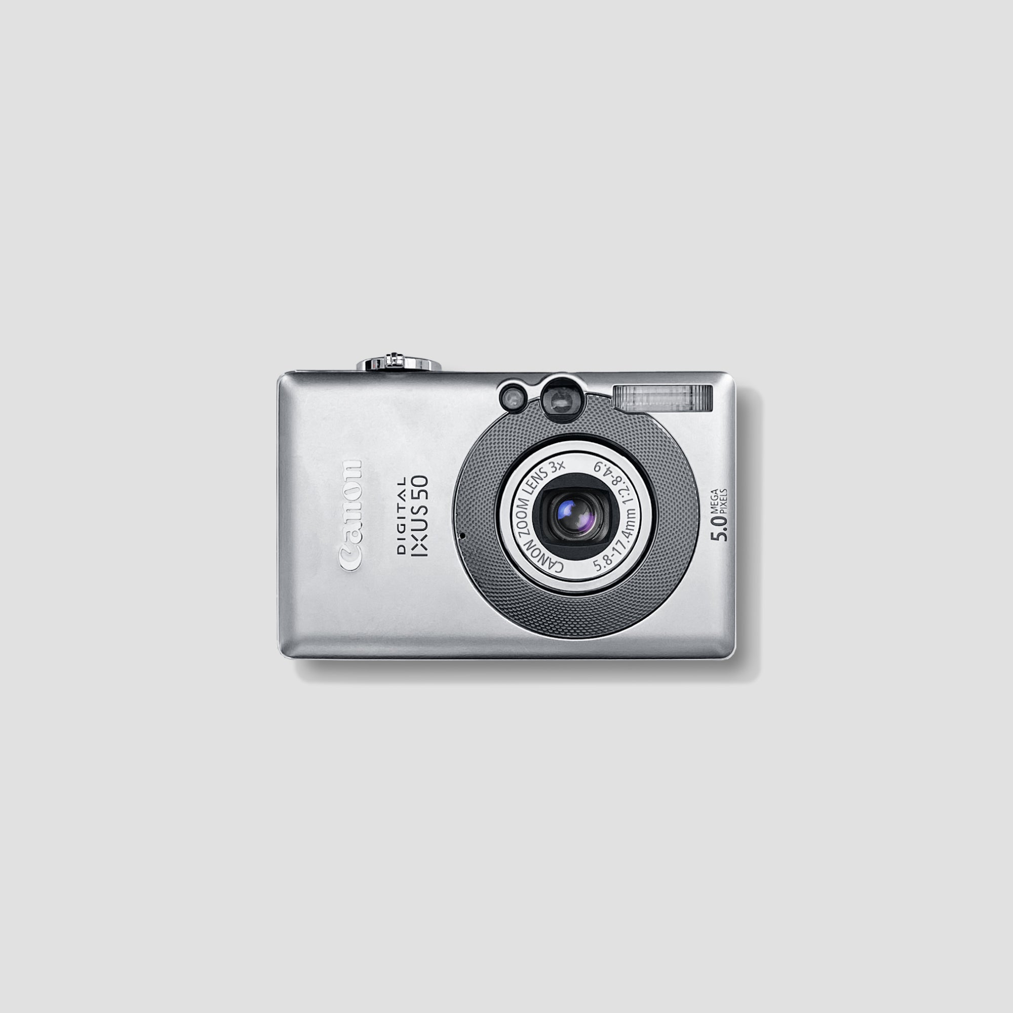 Canon DIGITAL IXUS 50 シルバー コンパクトデジタルカメラ Canon IXUS 50 Film Camera | Analogue Amsterdam – Analogue Shop