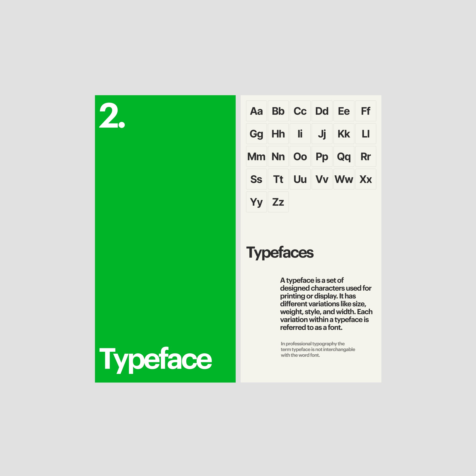 Analogue Type Guide – Analogue Shop