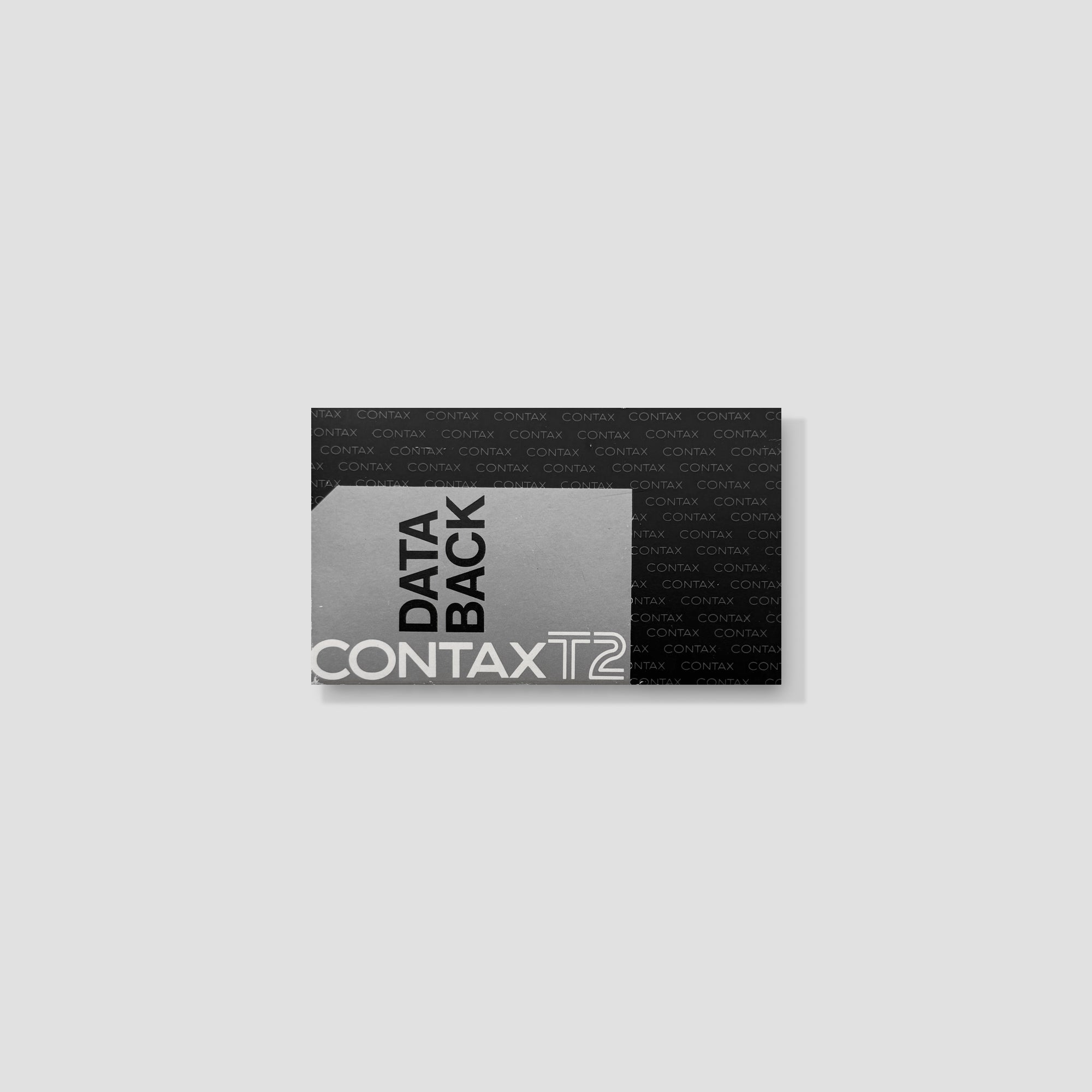 Contax T2 Date Back Cover