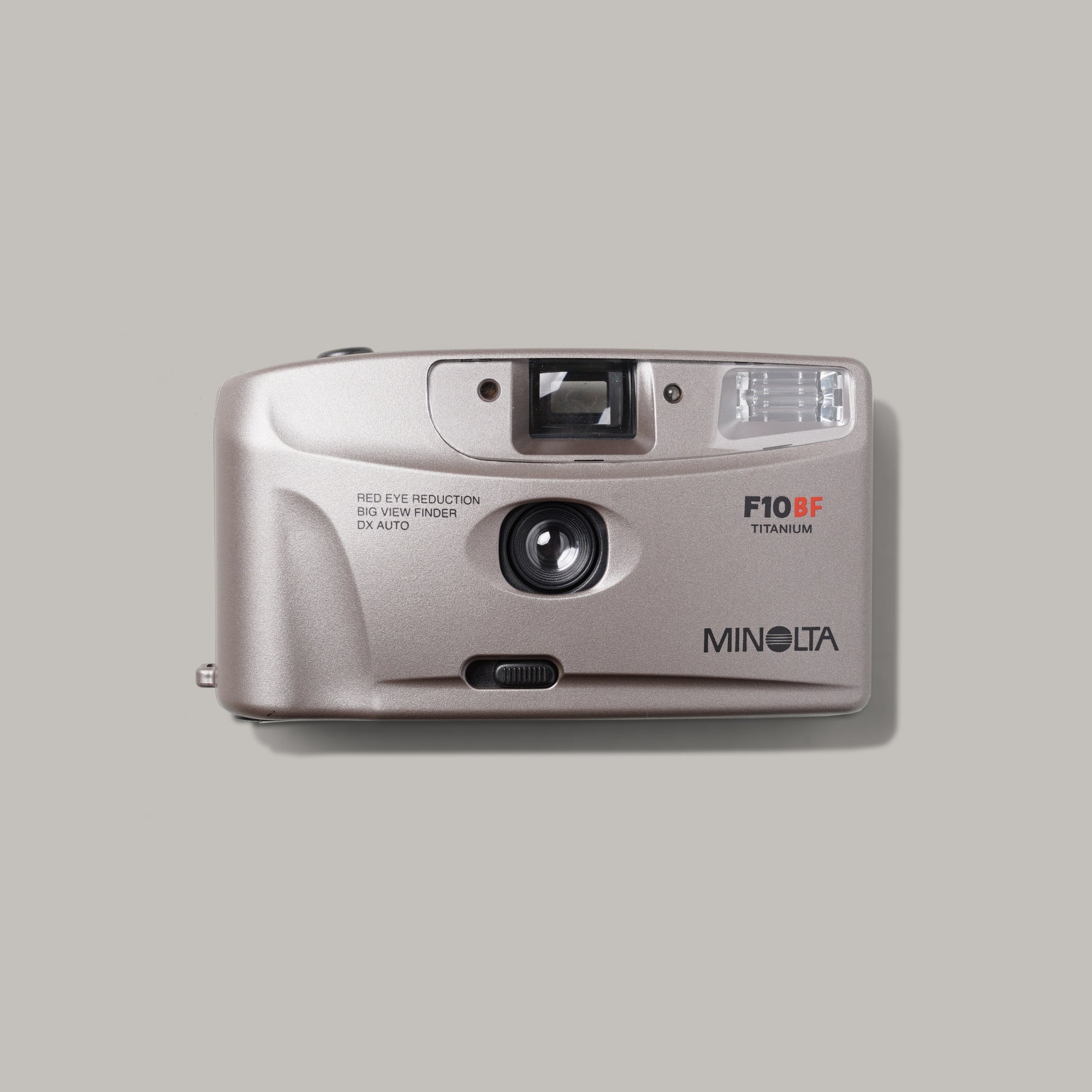 Buy Minolta F10BF Titanium now at Analogue Amsterdam