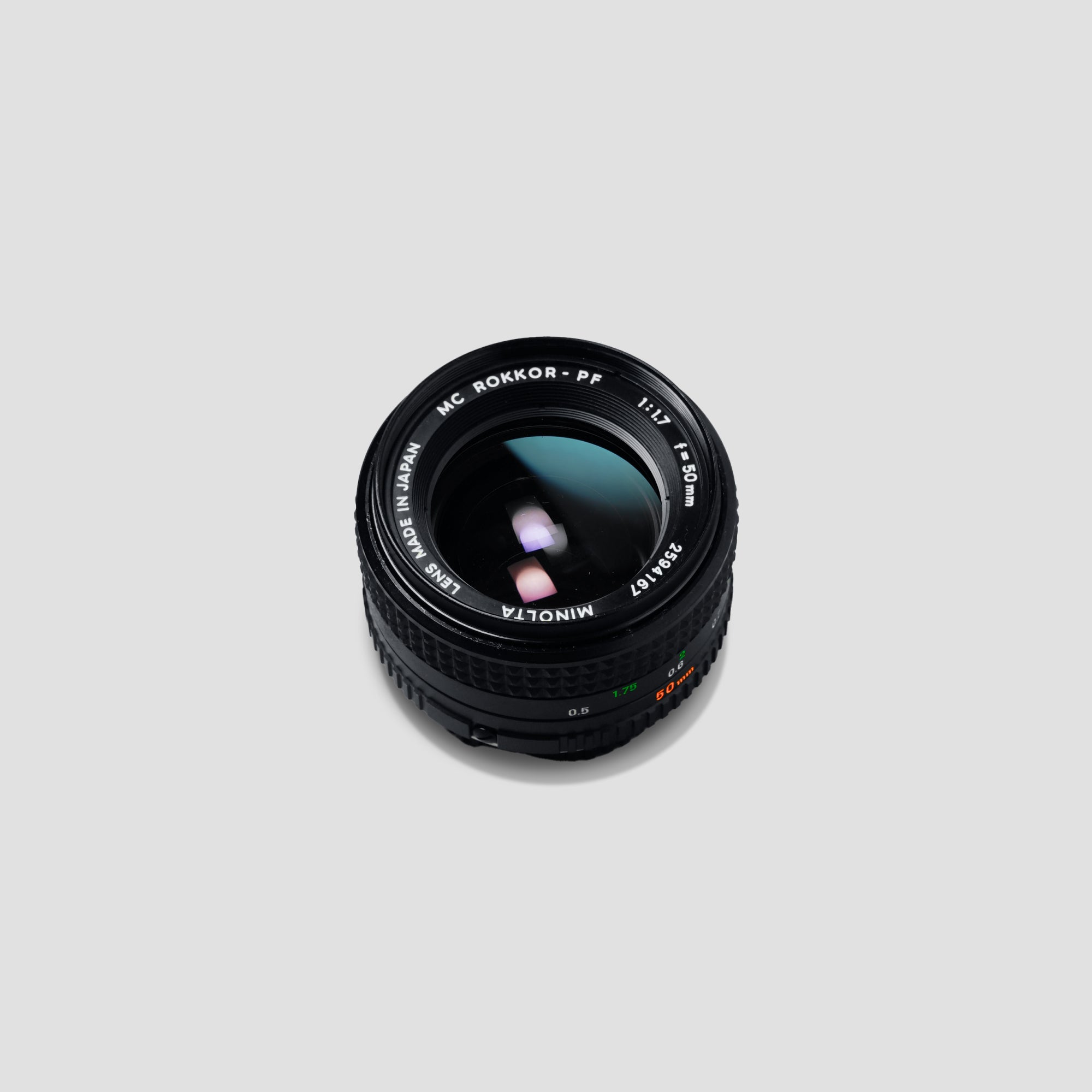 Minolta MD Rokkor 50mm 1:1.7 Lens | Analogue Amsterdam – Analogue Shop