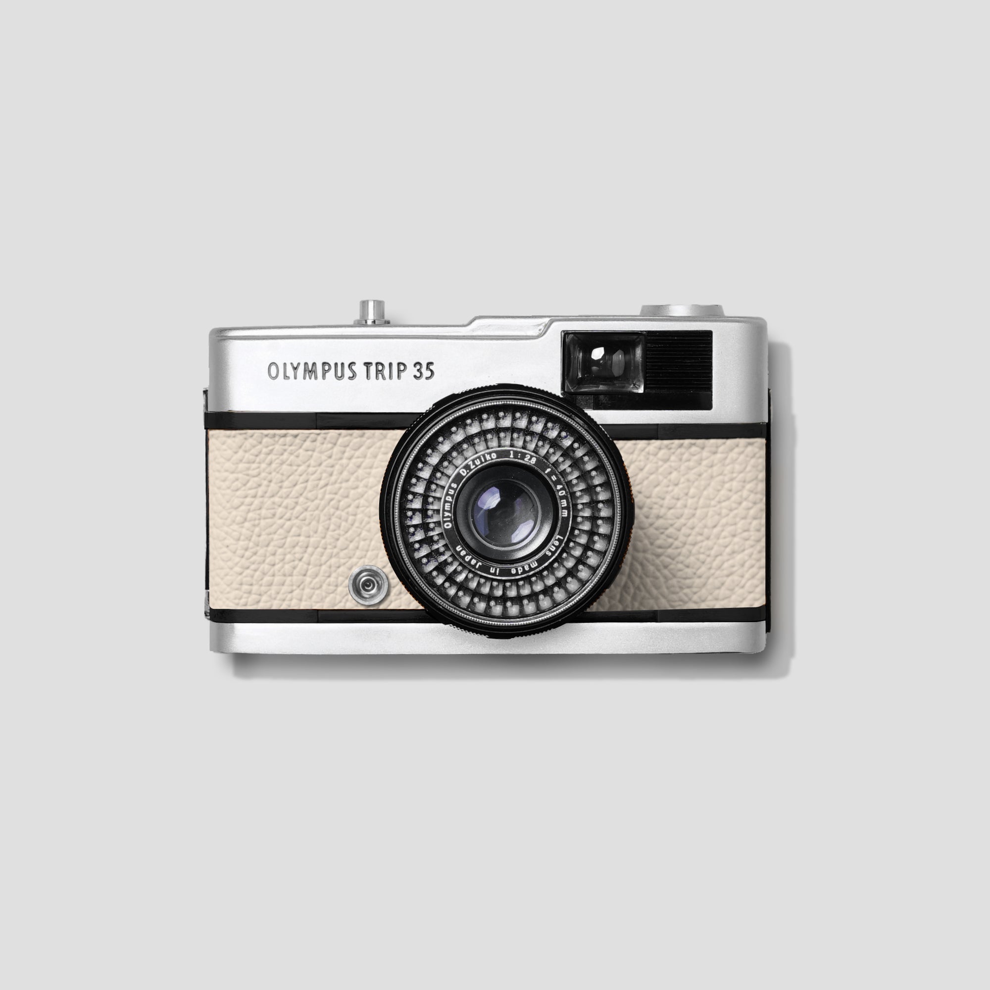 Olympus Trip 35 Pastel Creme Leather