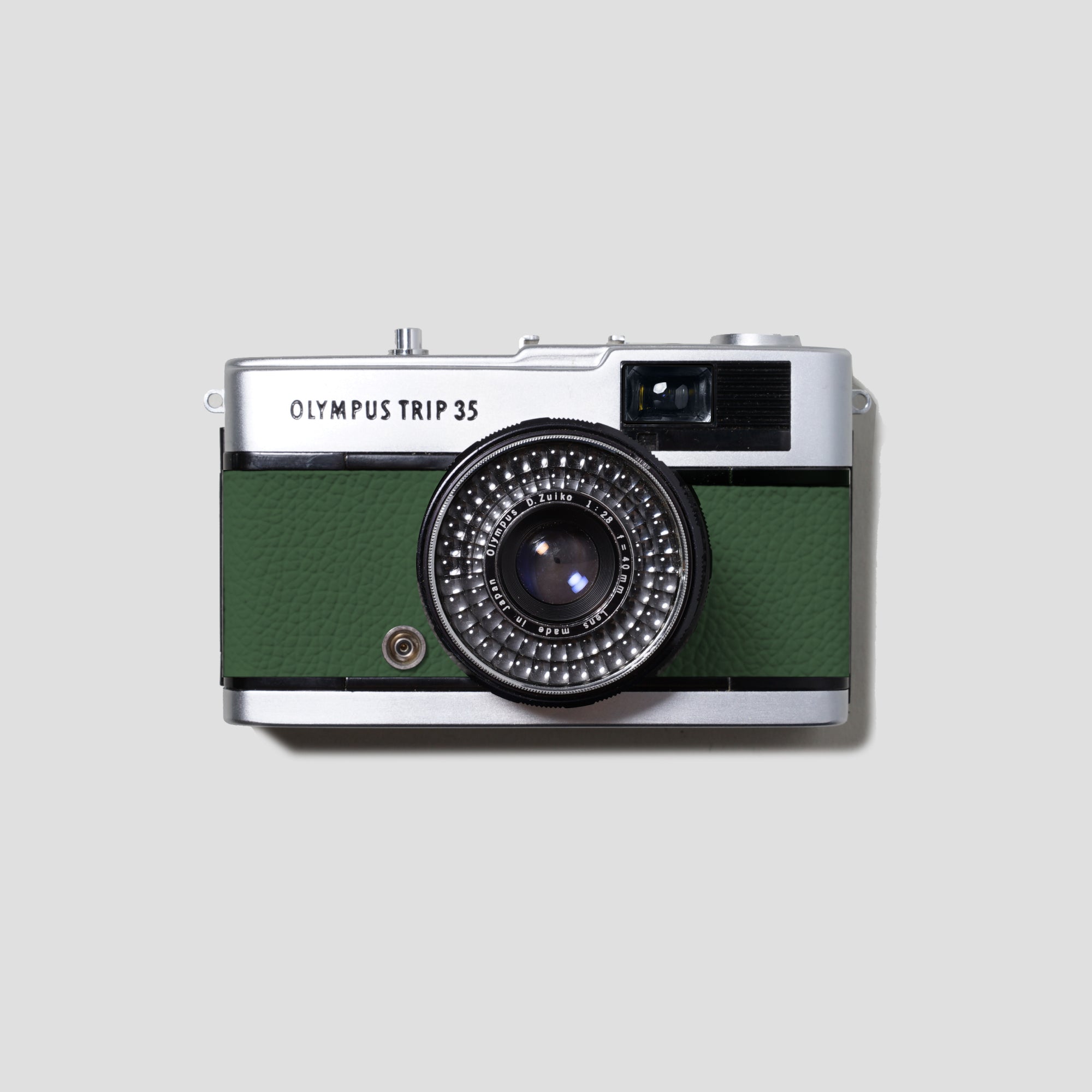 Olympus Trip 35 Dark Green Leather