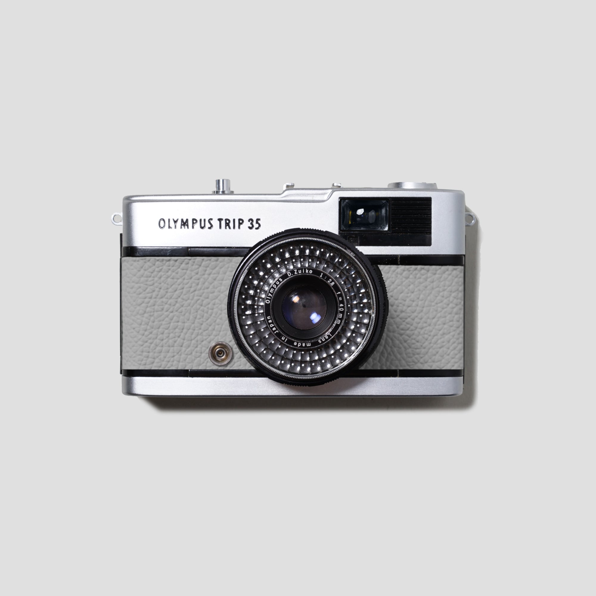 Olympus Trip 35 Light Grey Leather